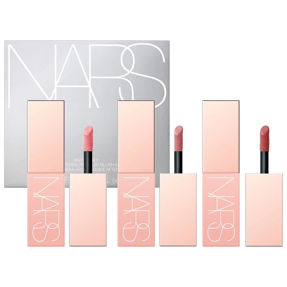 NARS Invite Only Afterglow Mini Liquid Blush Trio